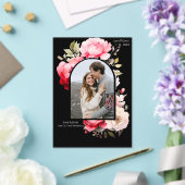 Floral Boho Save the Date  Acryleinladungen (In Situ (Hochzeit))