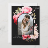 Floral Boho Save the Date  Einladung (Vorderseite)