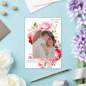 Floral Boho Save the Date Invitations  Acryleinladungen (In Situ (Hochzeit))