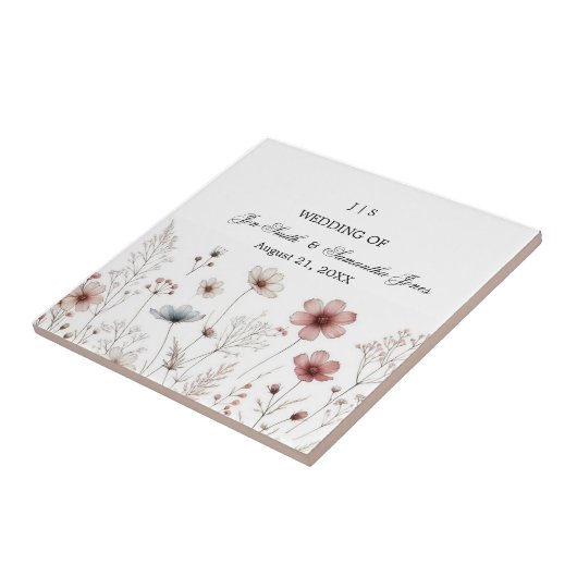 Floral boho Sommer einfach Fliese (Seite)