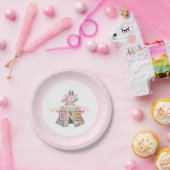 Floral Boho Tribal Teepee Wild 1 1. Geburtstag Pappteller (Party)
