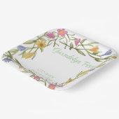 Floral Boho Uni-Abschluß Party Pappteller (Gewinkelt)