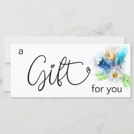 *~* Floral Boho Wasserfarbe Kristallfedern Herz