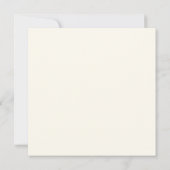 Floral boho wedding save the date (Rückseite)