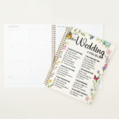 Floral Boho Wildblumen Hochzeitsplaner Planer (Anzeige)