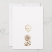 Floral Boho wir können frühes Abwarten Baby-Dusche Einladung (Rückseite)