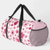 Floral bolsa de deporte duffle bag (Rechte Ecke)