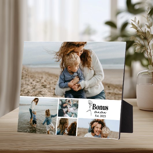 Floral Bonus Mama Memory Grid Fotoplatte