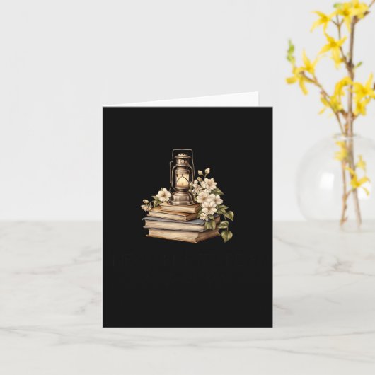 Floral Book A New Chapter Begins Retired Retiremen Karte (Gelbe Blume)