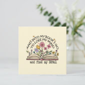 Floral Book Lover (Stehend Vorderseite)