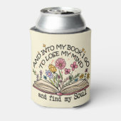Floral Book Lover Dosenkühler (Kanne Rückseite)