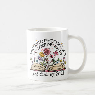 Floral Book Lover Kaffeetasse