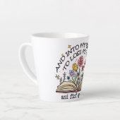 Floral Book Lover Milchtasse (Linke Ecke)
