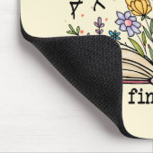 Floral Book Lover Mousepad (Ecke)