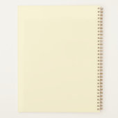 Floral Book Lover Planer (Rückseite)