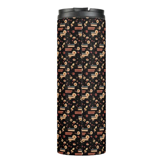 Floral Book Lover Thermosbecher (Rückseite)