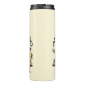 Floral Book Lover Thermosbecher (Rückseite)