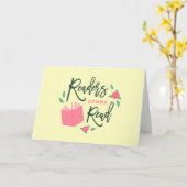 Floral BookReaders Gonna Read Karte (Gelbe Blume)