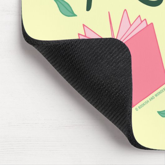 Floral BookReaders Gonna Read Mousepad (Ecke)