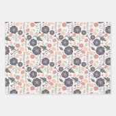 Floral Botanicals Trio Entdeckungsreise Geschenk Geschenkpapier Set (Vorderseite 3)