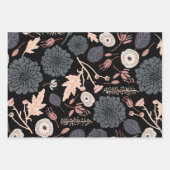 Floral Botanicals Trio Entdeckungsreise Geschenk Geschenkpapier Set (Vorderseite)