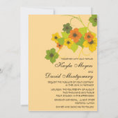 Floral Bouduoir - Einladungen zu Hochzeiten mit Bl (Rückseite)