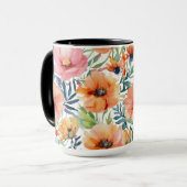 Floral Bouquet 15 oz Combo Tasse (Vorderseite Links)