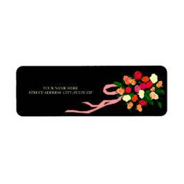 Floral Bouquet Address Mailing Labels