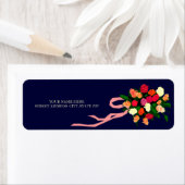Floral Bouquet Address Mailing Labels (Insitu)