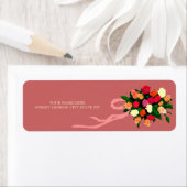 Floral Bouquet Address Mailing Labels (Insitu)
