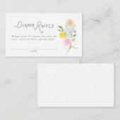 Floral Bouquet Begleitkarte (Vorne/Hinten)