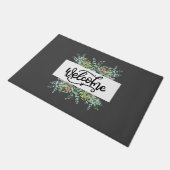 Floral Bouquet Begrüßungsort Fußmatte (Schrägansicht)
