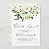 Floral Bouquet Brautparty Einladung (Vorne/Hinten)