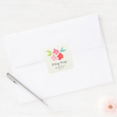 Floral Bouquet Brautparty Sticker (Umschlag)