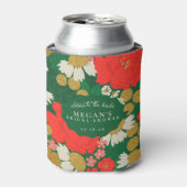 Floral Bouquet Bridal Shower Dosenkühler (Kanne Vorderseite)