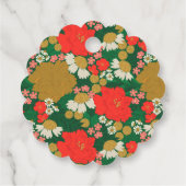 Floral Bouquet Bridal Shower  Geschenkanhänger (Rückseite)