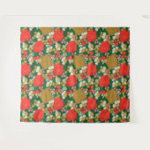 Floral Bouquet Bridal Shower Wandteppich (Vorderseite (Horizontal))