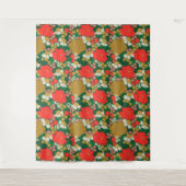 Floral Bouquet Bridal Shower Wandteppich (Vorderseite)