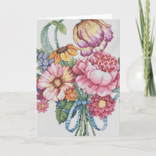 Floral Bouquet Card Karte
