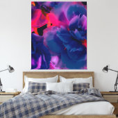 Floral Bouquet Design Leinwanddruck (Insitu (Schlafzimmer))