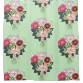 Floral Bouquet Duschvorhang (Vorderseite)