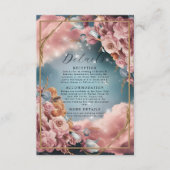 Floral Bouquet Fine Selection Luxury Wedding Begleitkarte (Vorderseite)