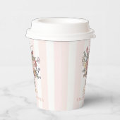 Floral Bouquet Frische Pasta machen Brautparty Pappbecher (Rechts)