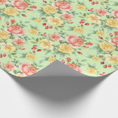 Floral Bouquet Geschenkpapier (Ecke)