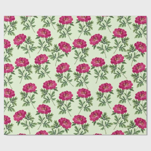 Floral Bouquet Geschenkpapier (Flach)