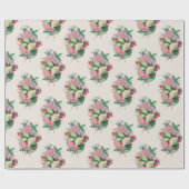 Floral Bouquet Geschenkpapier (Flach)