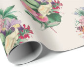 Floral Bouquet Geschenkpapier (Rolleneckpunkt)