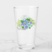 Floral Bouquet Glas (Rückseite)