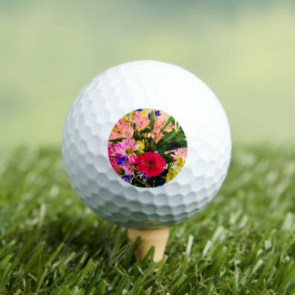 Floral Bouquet Golf Balls Golfball