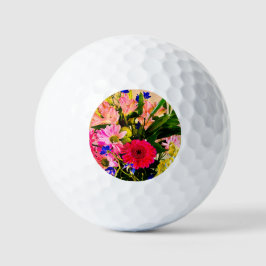 Floral Bouquet Golf Balls Golfball